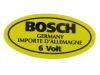 Referncia Paruzzi: 789 Autocolante de bobina Bosch 6V